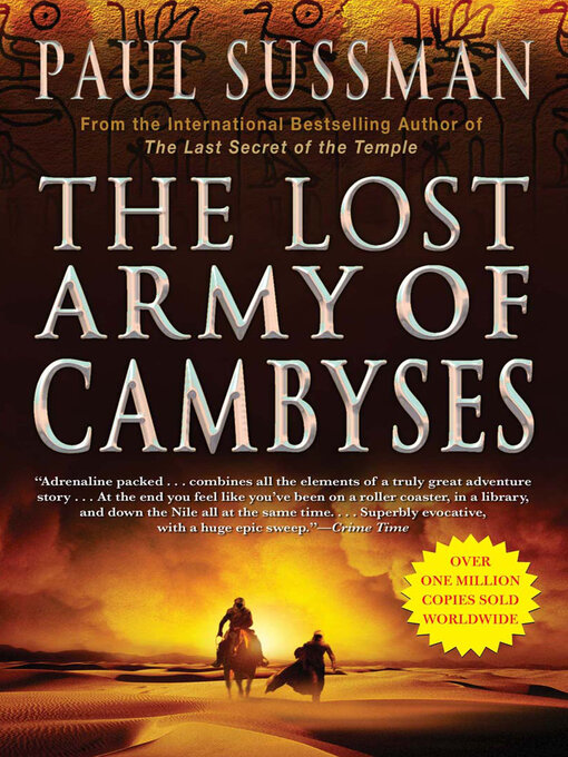 Title details for The Lost Army of Cambyses by Paul Sussman - Available